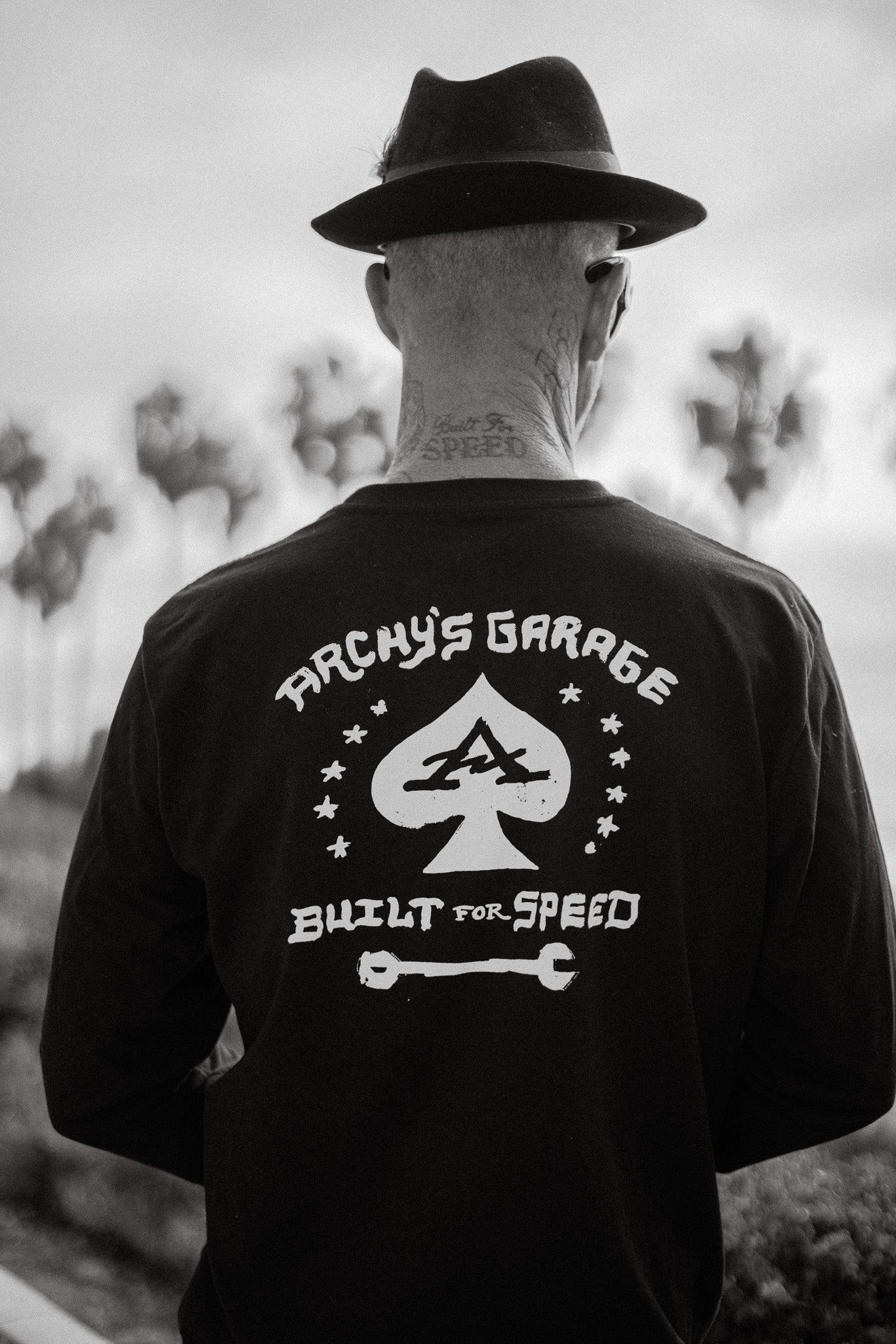 Archy’s Garage: “Spade" Long Sleeve T-Shirt