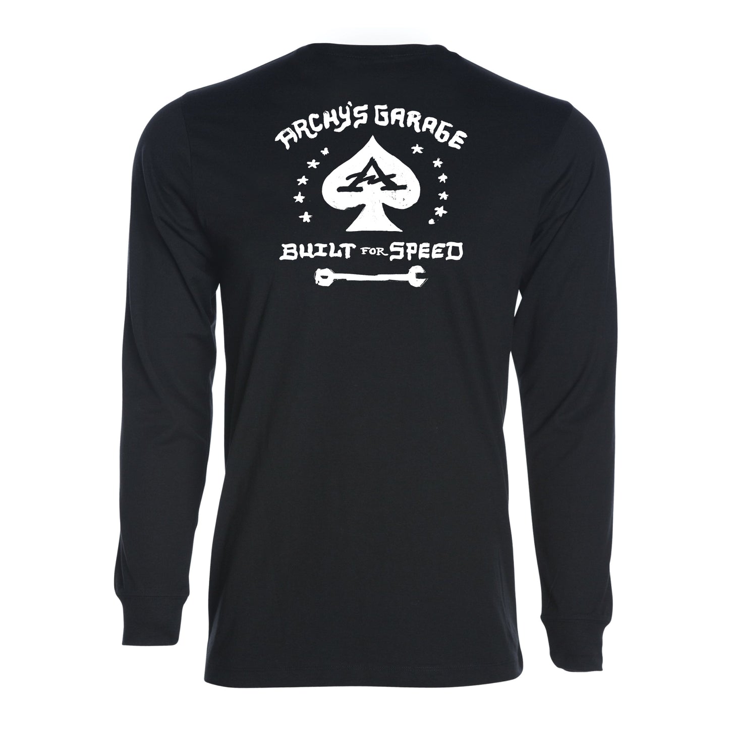 Archy’s Garage: “Spade" Long Sleeve T-Shirt