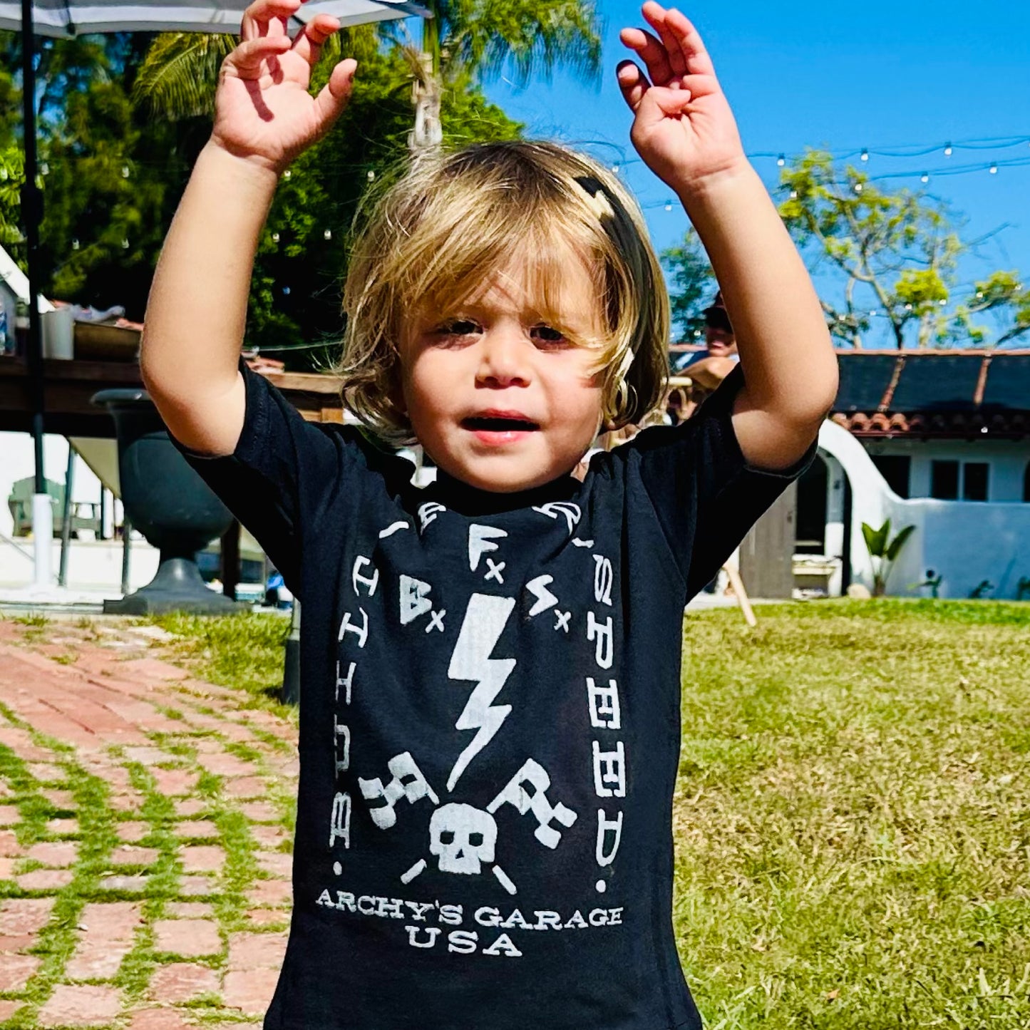 Archy’s Garage: "Speed Bolt” Toddler T-Shirt