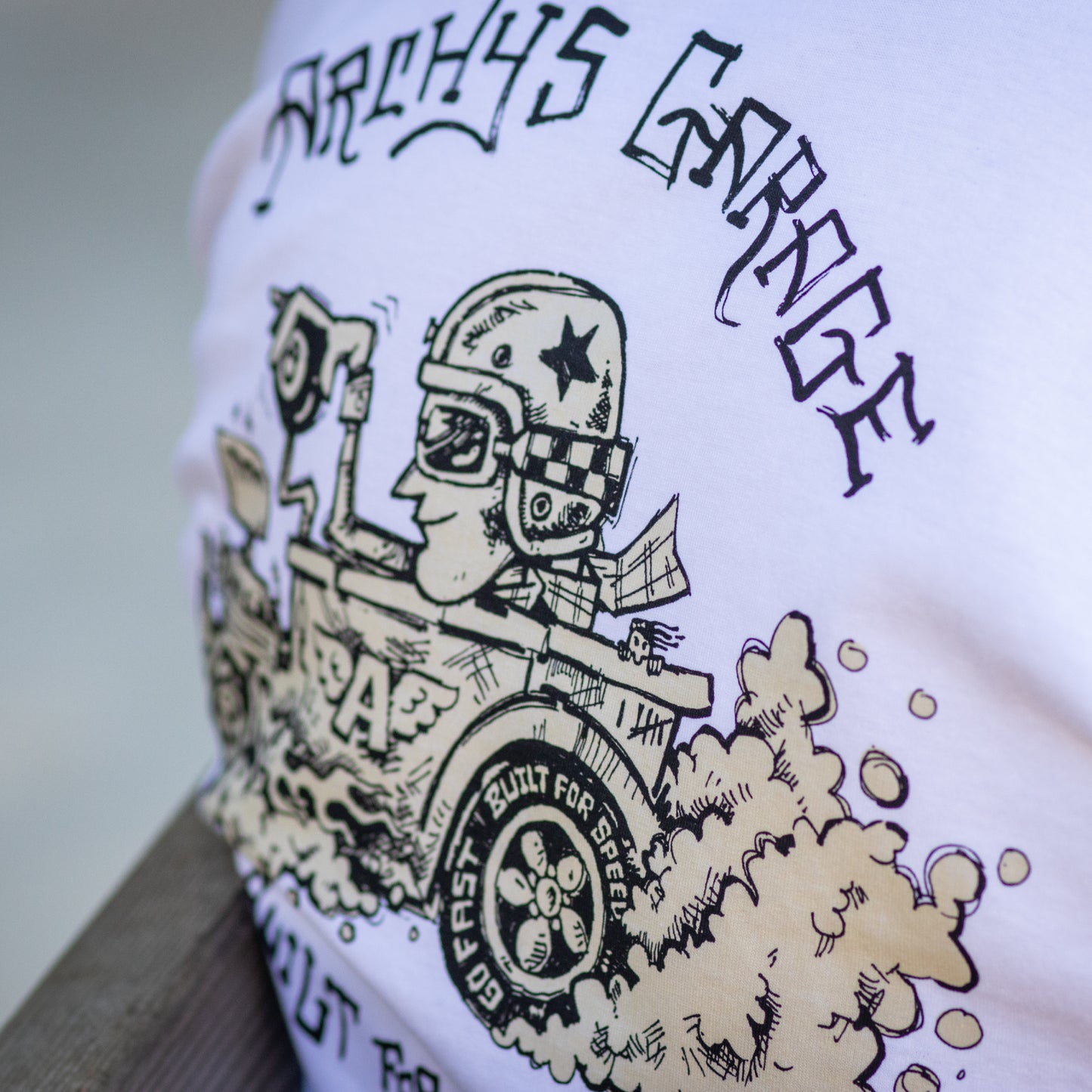 Archy’s Garage: “Hot Rod" Long Sleeve T-Shirt