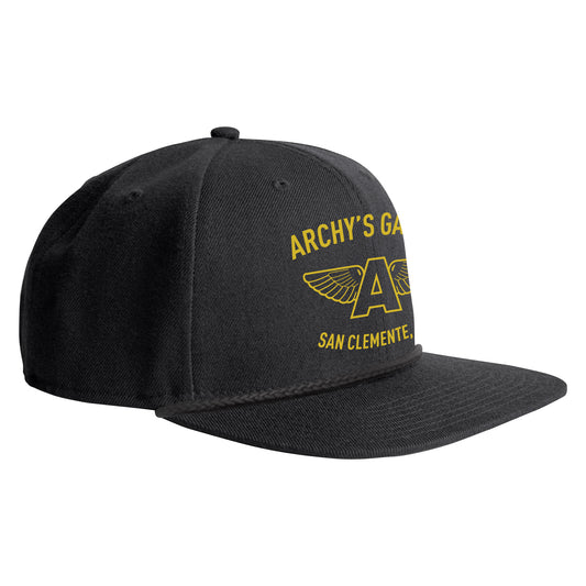 "SC Flying A" Snapback Hat - black