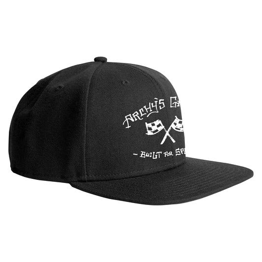 "Hot Rod" Snapback Hat - Black