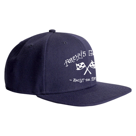 "Hot Rod" Snapback Hat - Navy