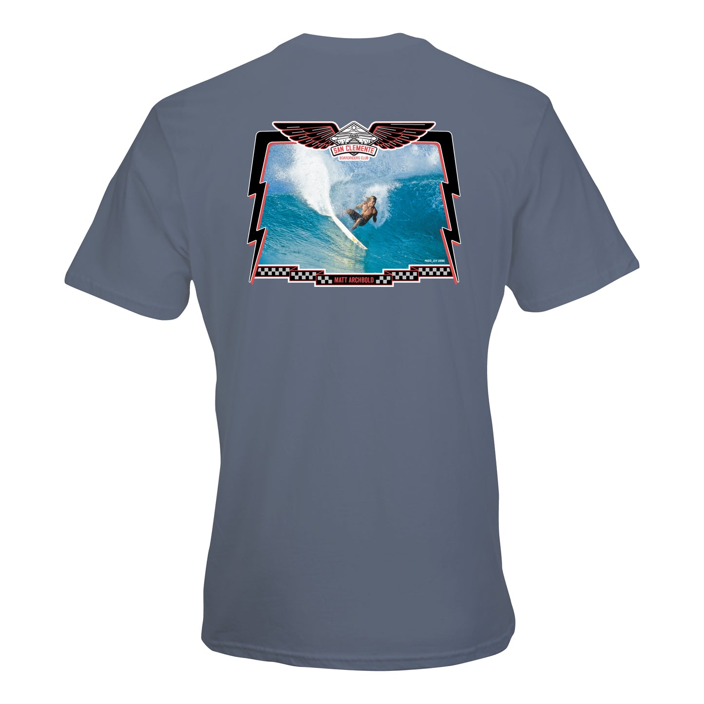 Archy’s Garage X San Clemente Board Riders Club “Raceway" T-Shirt