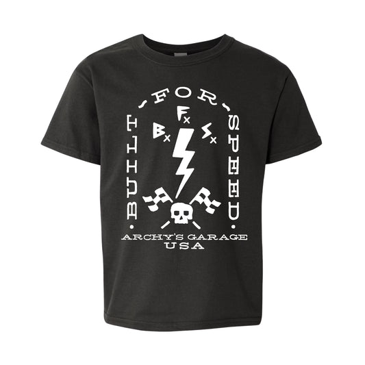 Archy’s Garage: "Speed Bolt” Kids T-Shirt